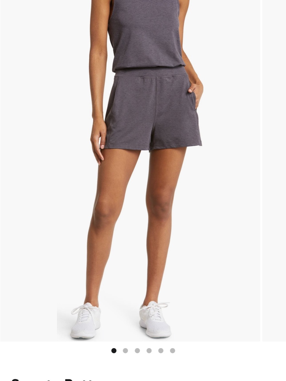 Sweaty Betty Everyday Romper - Charcoal